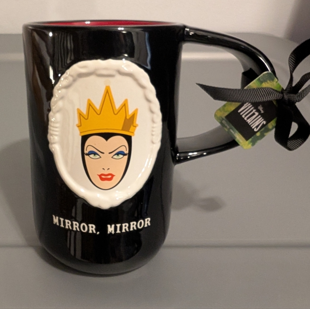 Disney Black and Yellow Villains Mug